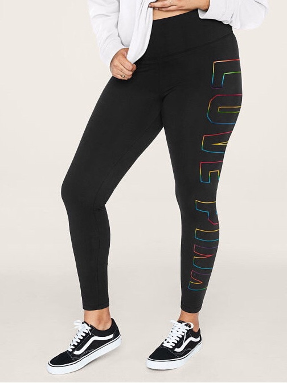 Pink Love Pink Rainbow Leggings